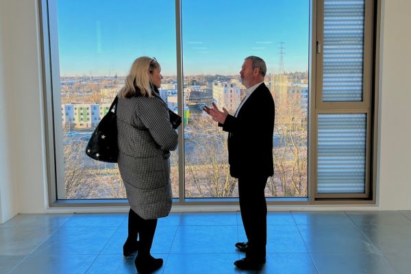 View from the latest phase of Parkside